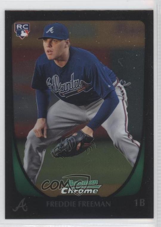 2011 Bowman Chrome Freddie Freeman #185 6u5