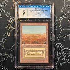 CGC 9(++) - Scrubland MTG Magic the Gathering International Rare 1993 Dual BGS