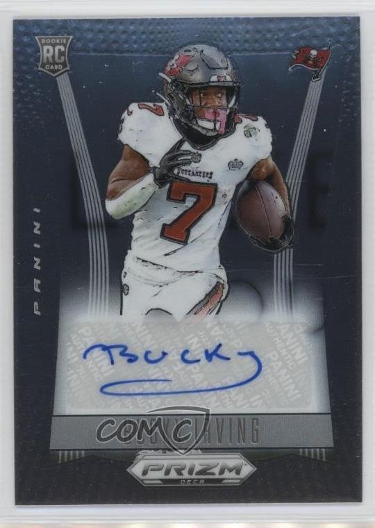 2024 Panini Prizm Deca Signatures Bucky Irving #S-BIG Rookie Auto RC