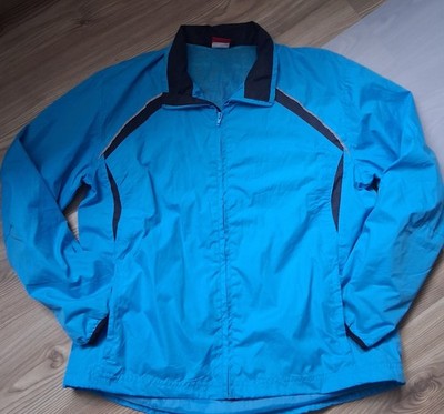 Damen Trainingsjacke Sportjacke Gr. XL Blau