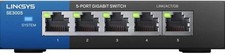 Linksys - 5-Port Gigabit Ethernet Switch - Black/Blue SE3005 - VG - In Box