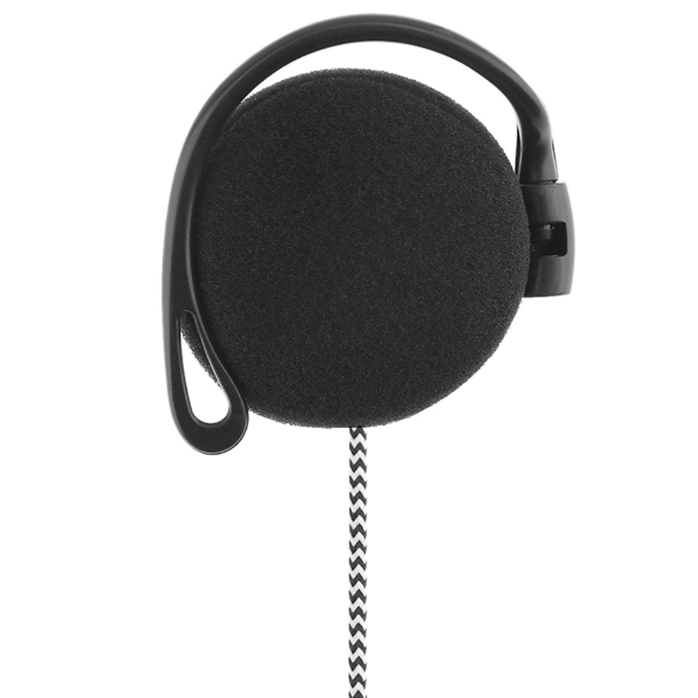 Sports Ear Hook Padded Stereo Over The Ear Headphones Headset With Braided SLK — image 10