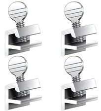 4Pack Sliding Window Locks Adjustable Aluminum No Drill Security Latch