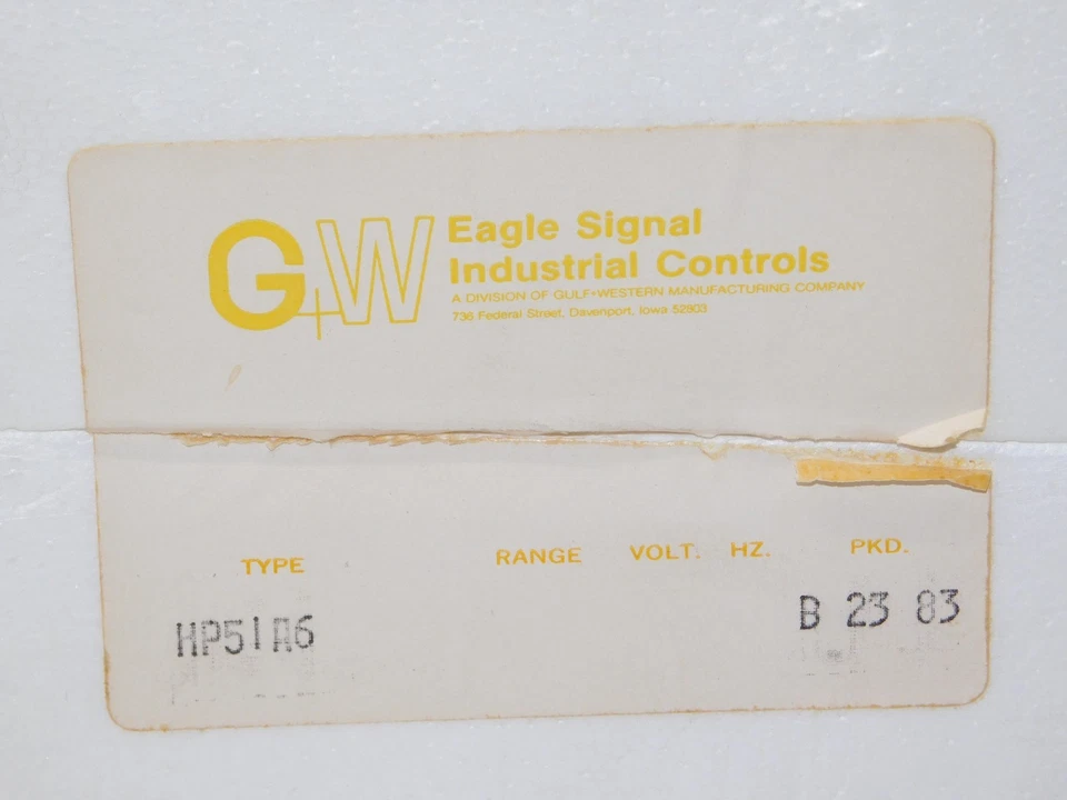 New Danaher Eagle Signal Industrial Controls HP51A6 Analog Stock Timer 0-60sec - Image 4 of 4