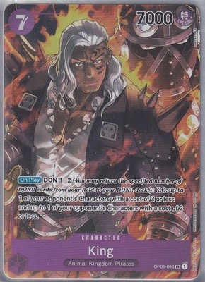 Foil King OP01-096 L Romance Dawn One Piece TCG