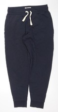 Mens UK Size M Primark Regular Fit Jogger Black Trousers