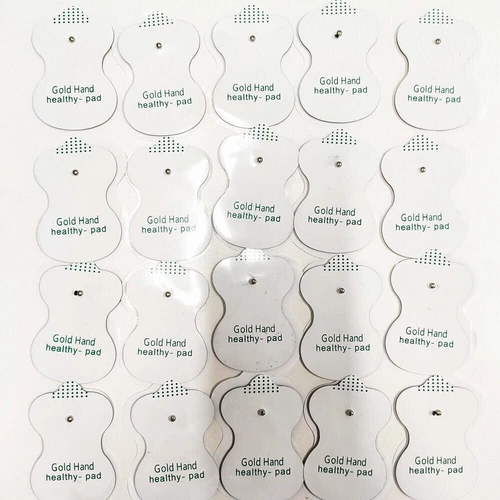 50PCS Massager & Electrode Snap On Replacement Pads For Pulse Tens Unit US - Picture 1 of 17