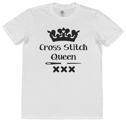 Camiseta Cross Stitch Lovers Bordado con Aguja Unisex Damas Camiseta Artesanal Regalo - Imagen 29 de 37