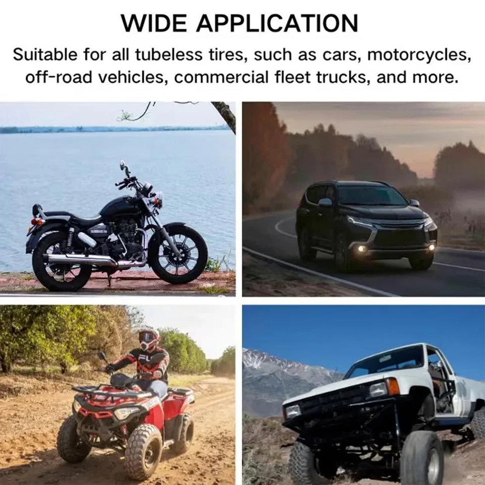 Tubeless Tire Wheel Tyre Repair Kits Mushroom Plugs Vacuum Gun Nozzle Repairing. - Image 3 of 4