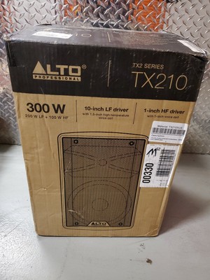 alto tx210 powered speaker