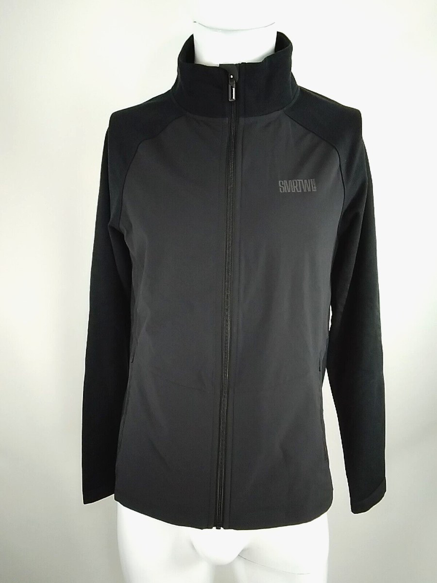 Smartwool Men Intraknit Active Full Zip Jacket Black Medium 17164