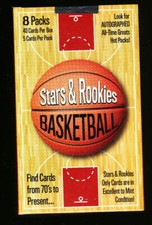 STARS + ROOKIES BASKETBALL FACTORY SEALED BOX LOOK FOR VINTAGE H.O.F ROOKIE CARD
