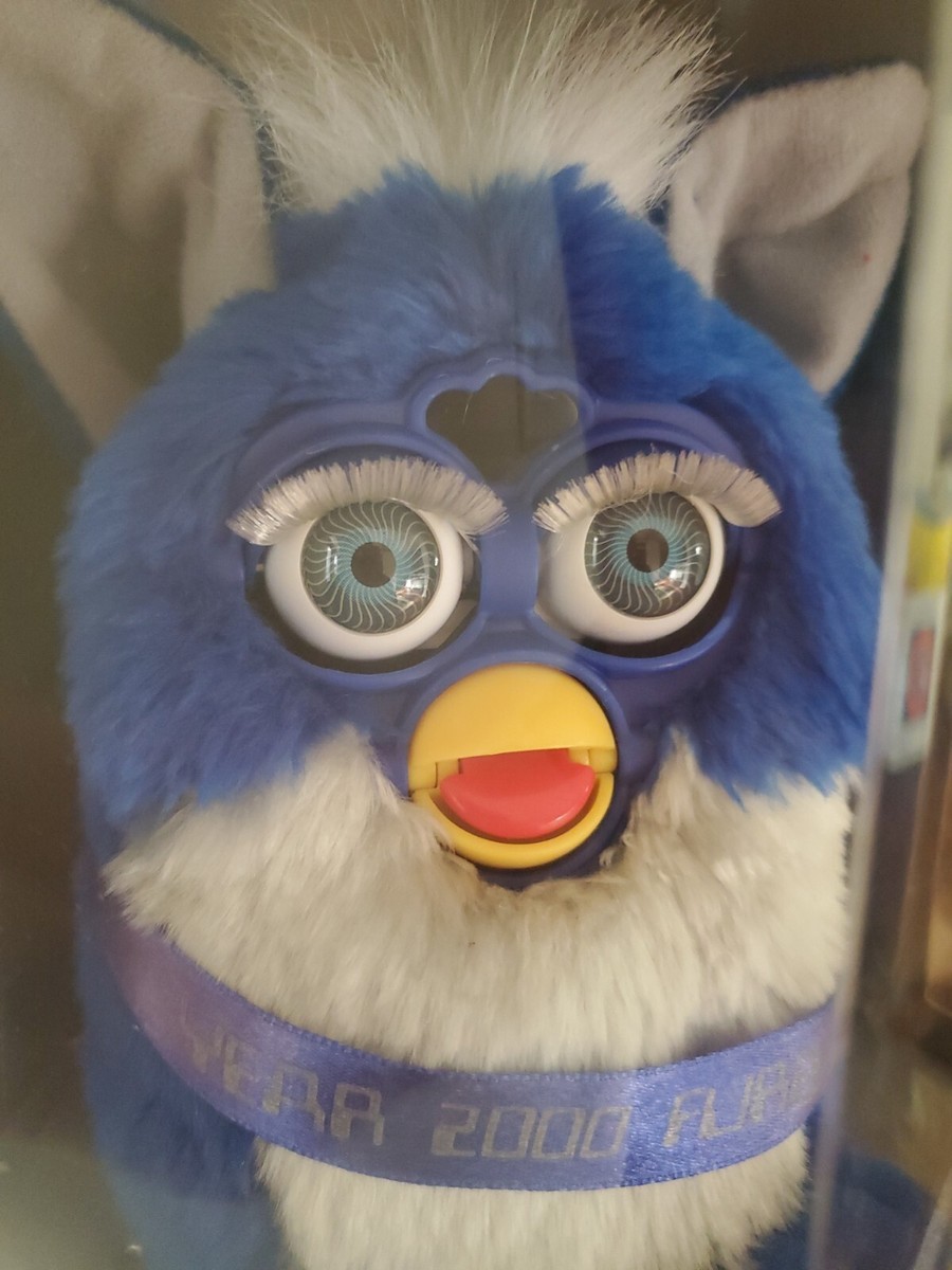 Furby 2000 Y2K Blue Special Limited Edition Millennium NIB Factory