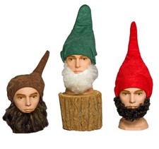 Zwergen Bart Onesize Farbauswahl weiß braun Kostüm-Zubehör Karneval