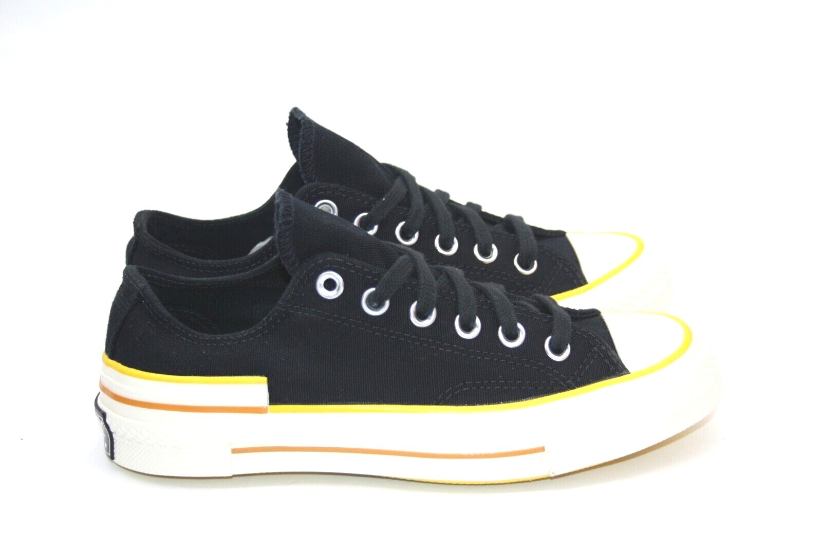 Converse Chuck Taylor All Star 1970s Women 568802C BLACK/SPEED YELLOW/EGRET  SHOE | eBay