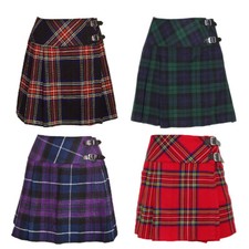 Scottish Mini Ladies Skirt Highland Handmade Tartan Women kilt