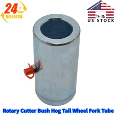 WELD ON ROTARY CUTTER BUSH HOG TAIL WHEEL FORK TUBE FOR 1-1/4" DIAMETER POSTS US