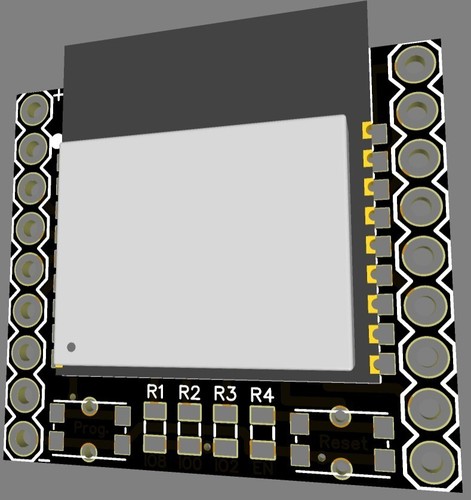 4x PCB Breakout Board für/for ESP32-C3 WROOM-02, mit/with WS2812 Support! - Bild 4 von 4