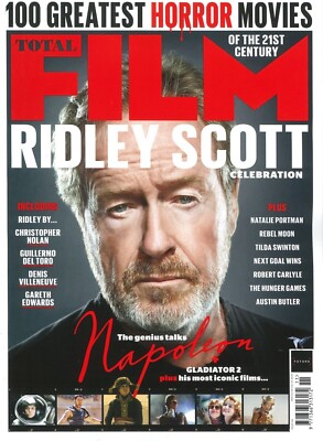 Total Film Magazine: Ridley Scott's Napoleon, 100 Greatest Horrors, Nov 2023