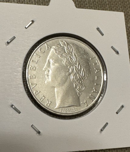 100 Lire Italië 1975 - Afbeelding 2 van 2