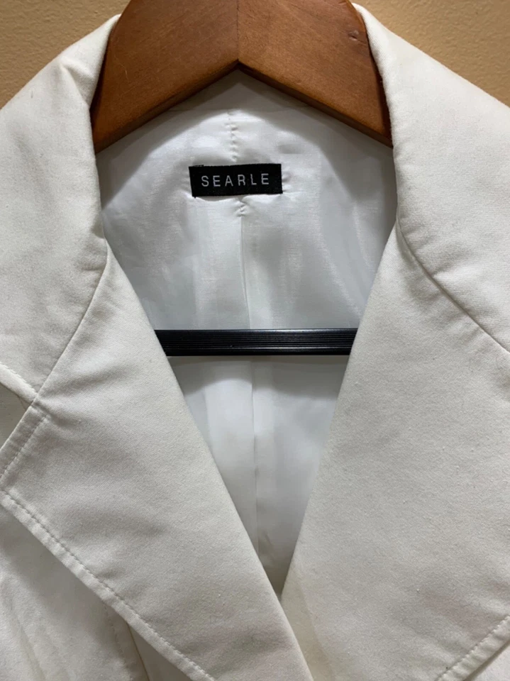 Blazer feminino Searle forrado de algodão tecido na Itália feito nos EUA 4 - Imagem 3 de 4