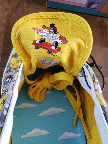 VANS ERA x THE SIMPSONS Zapatos de Skate con Picazón y Arañazos Hombres Talla US 12 NUEVOS CON CAJA - Imagen 6 de 11