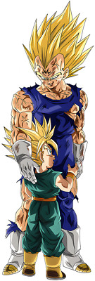 Majin Vegeta Dragon Ball Weatherproof Anime Sticker 6'' Car Decal