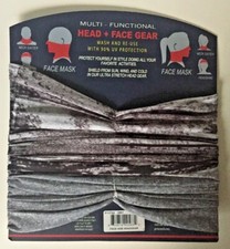 NEW 2 PACK MULTI - FUNCTIONAL UV PROTECTION HEAD FACE MASK HIGH STRENGTH STRETCH