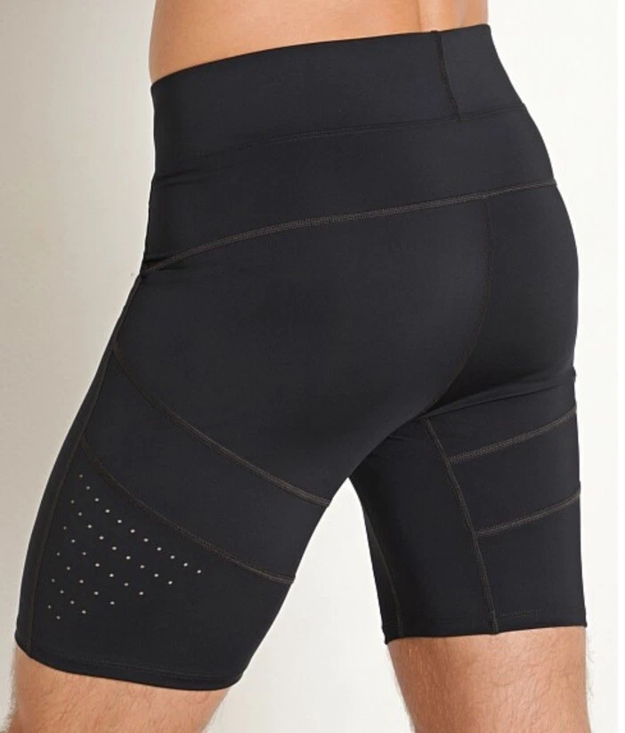 Pantalones cortos de compresión Under Armour Speedpocket grandes para hombre 8"" Foto 2 de 4