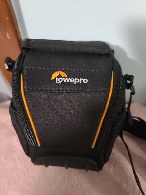 LOWEPRO CAMERA BAG Black Orange Carry Handle Loops for Strap ADVENTURA SH 100 II