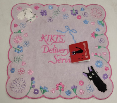 Semic MARU-73551 Ghibli Kiki`s Delivery Service Mini Towel Jiji 24x24cm *