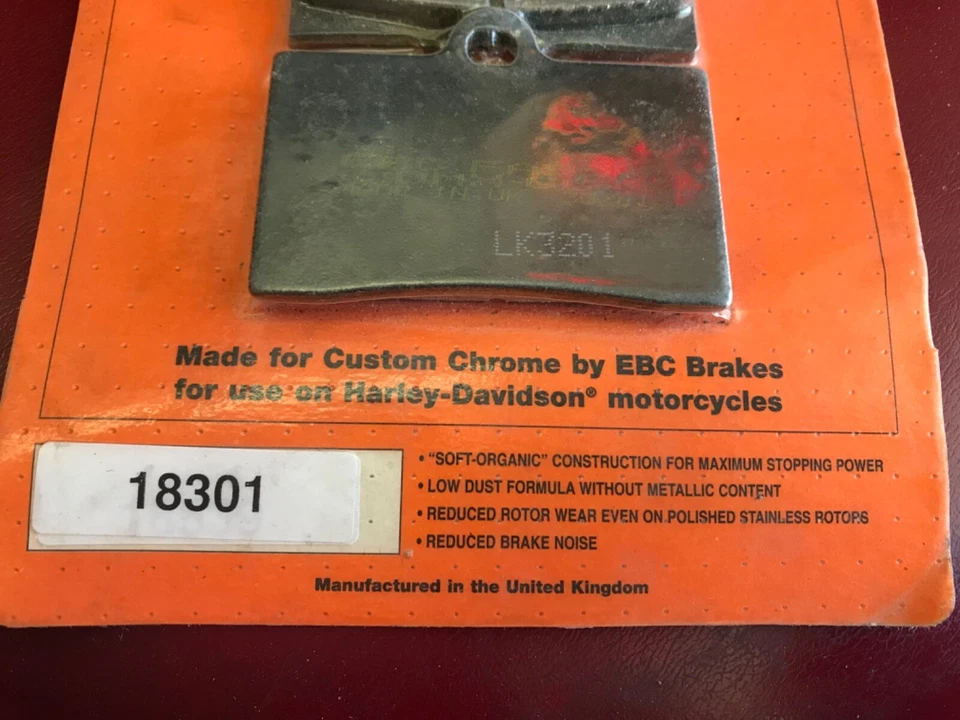 C.C. Rider Harley-Davidson Brake Pad Set 18301 - Image 3 of 4