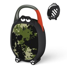 Cute Silicone Case Cover for JBL Clip 5,Anti-Scratch Schockproof Black