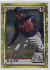 2020 Bowman 1st Edition Yellow Foil /75 Jasseel De La Cruz #BFE-115 0l44