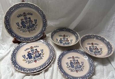 Johnson Brothers Old Granite HEARTS & FLOWERS 7 Pc Set