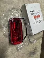 Custom Square Brake Tail Light Lamp For Harley Chopper Bobber 11211