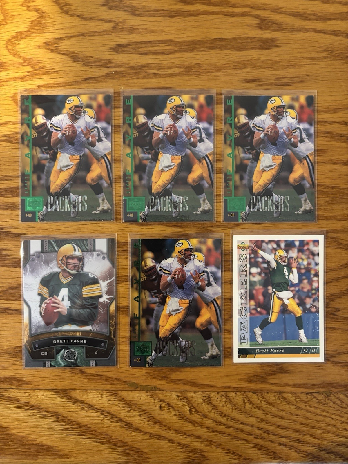 Brett Favre Lot (6) Green Bay Packers