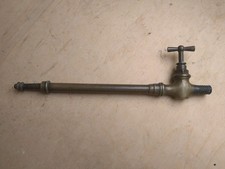 Feuerwehrspritze ? Auslaufhahn Brunnen Wasserhahn Messing alt Deko antik Garten 