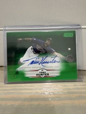 2025 Topps Stadium Club Torii Hunter On Card Auto Green 5/5 Twins