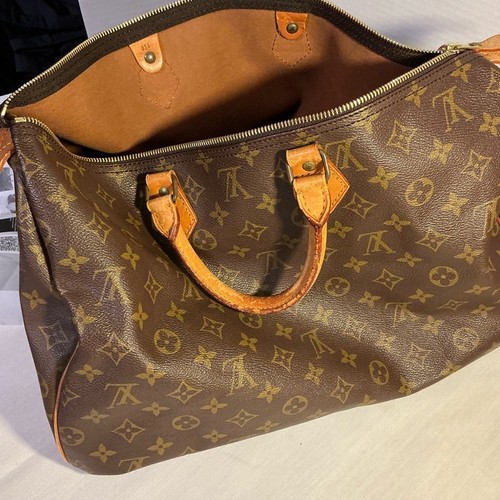 Louis Vuitton Tasche braun und hellbraun Monogramm Speedy 40. Mit COA - Bild 3 von 9