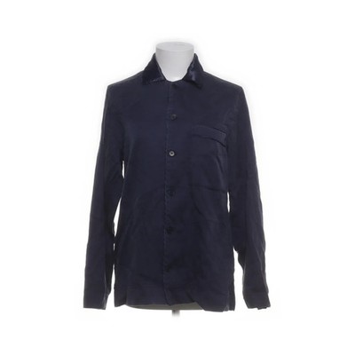 CDLP, Hemd, Größe: 44, HOME SUIT LONG, Blau, Lyocell, Einfarbig, Herren #Eka