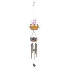 Image of  Garden Solar Ornaments Hanging Wind Chime Decoration outside Windchime