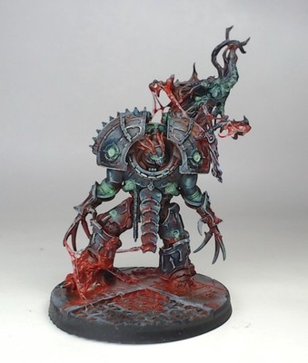 40k Night Lords Daemon Prince Saturnine Chaos kit bashed pro painted 60mm