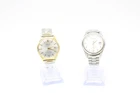 T Vintage Automatic Seiko 17 Jewels Inc 7625-1991 & 8233 Wristwatch Working