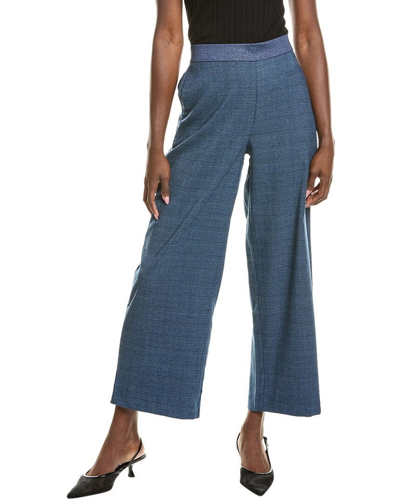 Vince Camuto womens Wide Leg Pant, Size XL, Blue MSRP $89