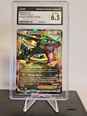 Rayquaza EX 85/124 Dragons Exalted Holo CGC 6.5 - Image 1 of 2