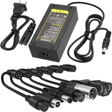29.4V 2A Fast Charger with 6 Plugs Universal for 24V 25.2V 25.6V 25.9V... 