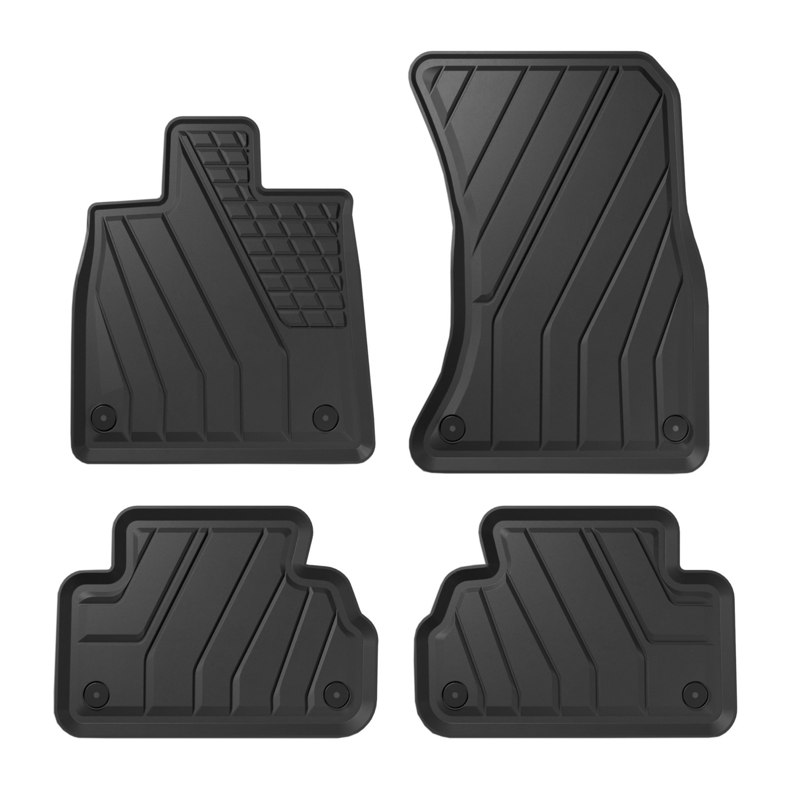 Tapis de sol Audi Q5 anti-glisse contre l'usure de moquette d'origine 4 pièces