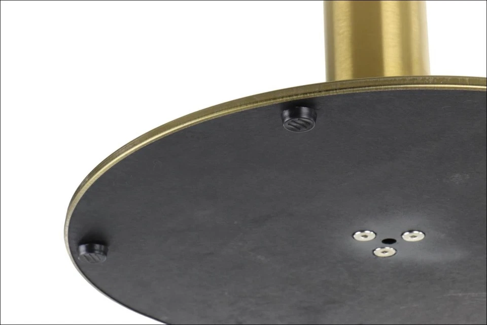 Pied de table pour bureau, hôtel, restaurant, acier inoxydable SH-3001-5/G, doré - Photo 4/4