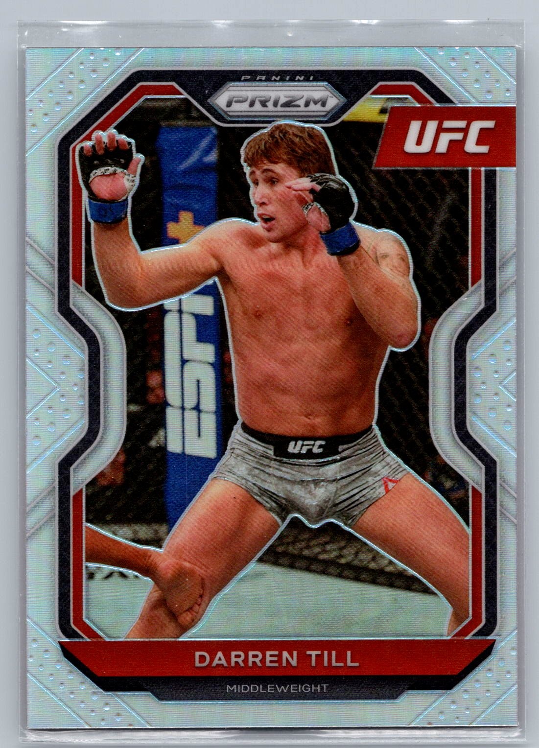 2021 Panini Prizm UFC #80 Darren Till Silver Prizms